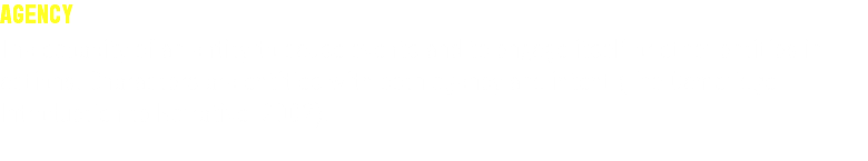 Agency The capacity of an entity to cause events and to engage itself or other entities in actions. Characters are entities with both agency and intent (The Cambridge Introduction to Narrative, 2002). 